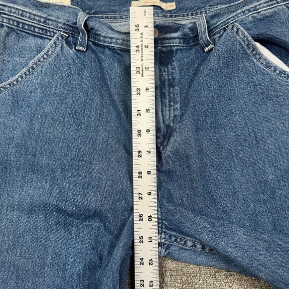 Levi's Carpenter Boy Jean Straight Leg Blue Women's Size 30 Relaxed Classic - Picture 5 of 6